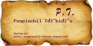Pospischil Tóbiás névjegykártya